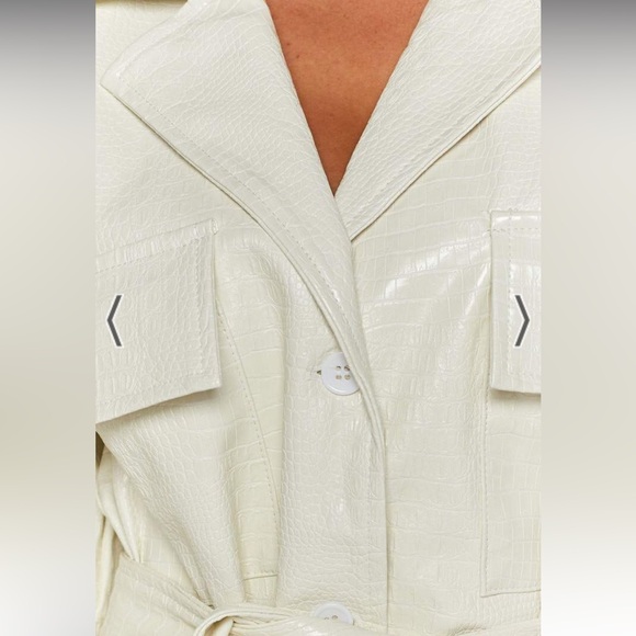 Lioness Crocodile Faux Leather Blazer/Dress - Picture 7 of 8